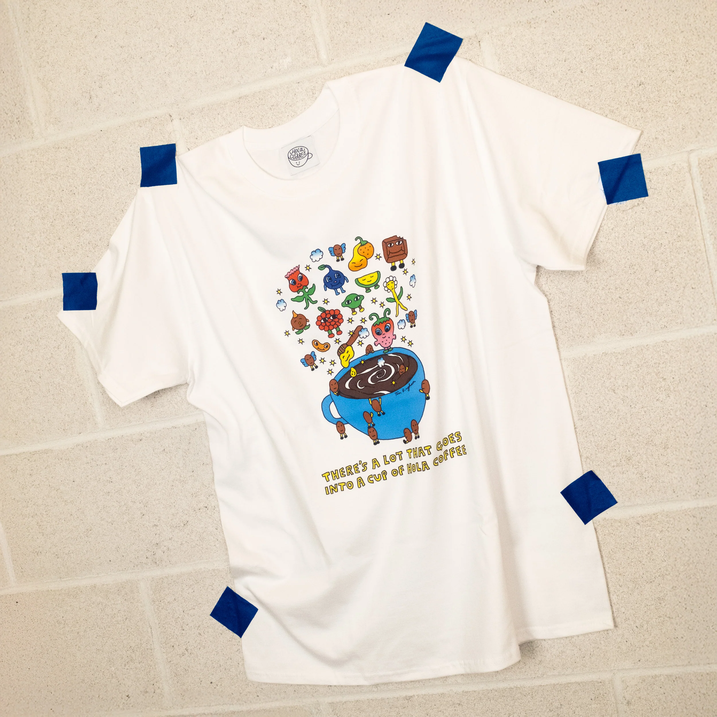 Camiseta Tom Bingham x Hola Coffee - Image 3